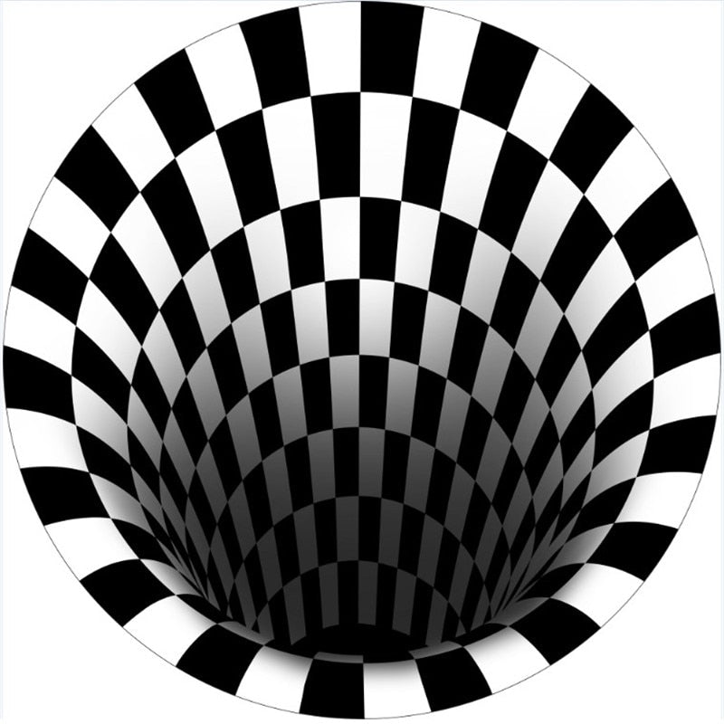 Tapete Decorativo de Efeito 3d Geométrico (ilusão de ótica)